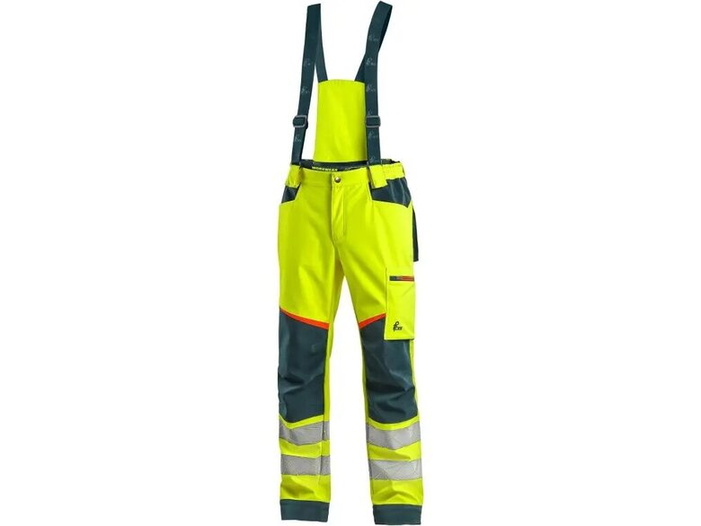 Softshell puskombinezons-bikses CXS BEDFORD HI-VIS